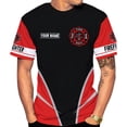 thumbnail image 2 of Personalized Firefighter Shirt Custom Name Fire Man Firefighter Gift Tshirt 3D Shirts Unisex Tshirts 3D for Men Women (5XL), 2 of 6