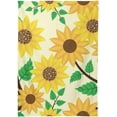 thumbnail image 2 of Sunflower Flowers Rectangle Tablecloth, Dust Proof Anti Wrinkle Wipeable Table Cloth Tabletop foration of Dinner Kitchen Wedding Holiday Party 54"x54" Decor Gift, 2 of 7