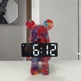 thumbnail image 3 of Violent Bear Electronic Alarm Clocks, Living Room, Bedroom, Bedside Table Decoration, Desktop, Luminous, Silent Digital Clock, 3 of 5