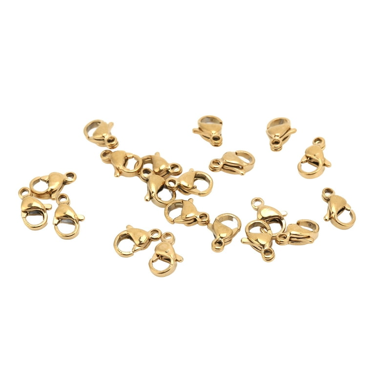 Gold Lobster Clasp, Stainless Steel Lobster Clasp For Anklets For Necklaces  For Bracelets 
