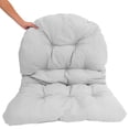 thumbnail image 3 of OULII Swing Replacement Cushions Grey Polyester Perfect For Outdoor Garden 1Pcs, 3 of 8