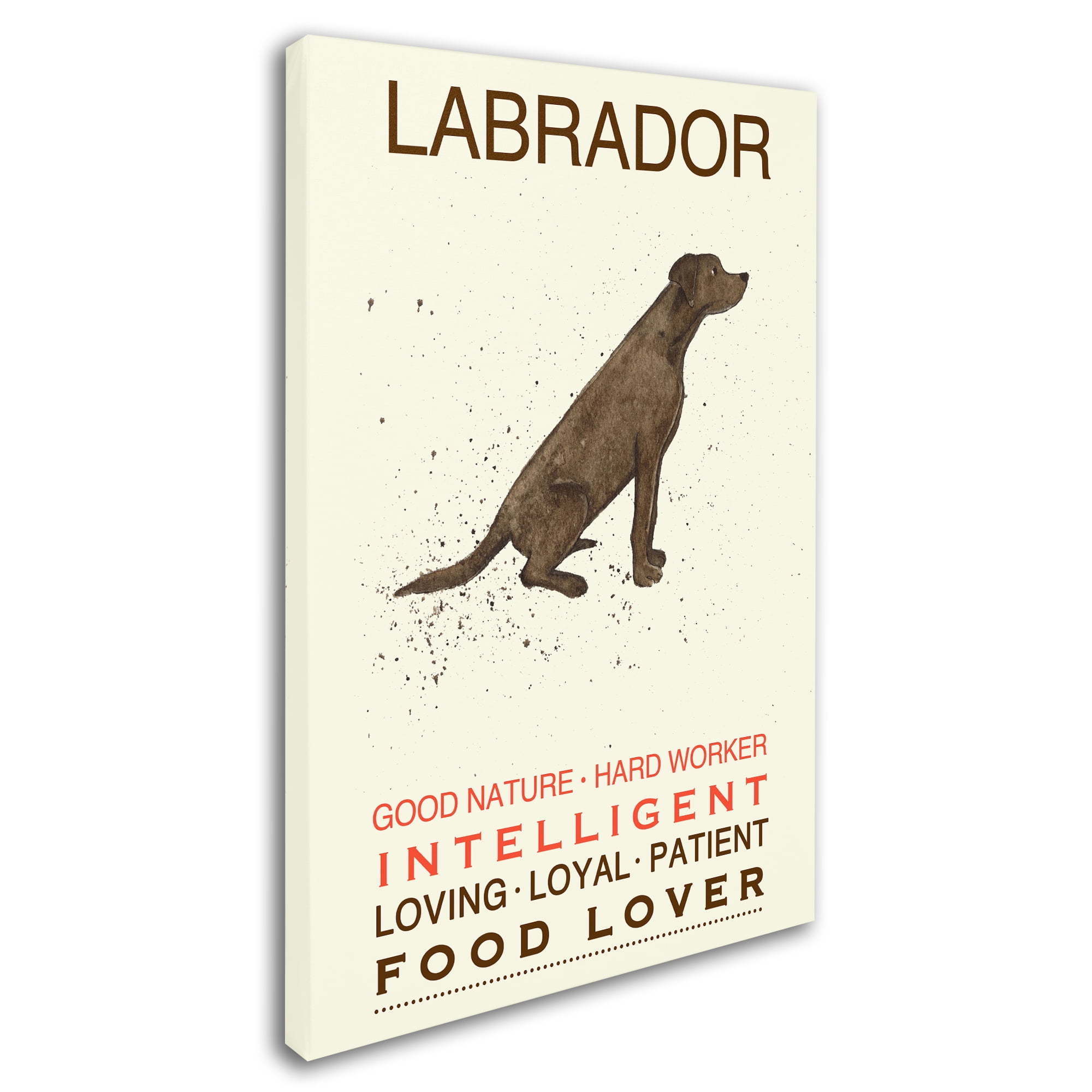 Michelle Campbell 'Labrador Print' Canvas Art