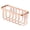 Copper, variant on Gia Stainless Steel Dish Sponge Holder Basket with Suction Cups, Ideal for Kitchen Sinks and Bathroom Organization, 2.25"D x 2.5"W x 5.75"H, Set of 1, Polished