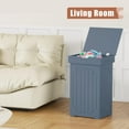 HOMEFORT Standalone Wood Dustbin, 23 Gallon Kitchen Trash Can, Wooden ...