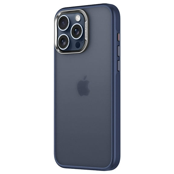 for iPhone 13 Pro Max Case, Military Grade Shockproof MIL-Grade Drop Tested Translucent Matte Back Anti-Scratch Phone Case for Apple iPhone 13 Pro Max 6.7" - Blue