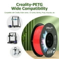 thumbnail image 3 of Filamento para impresora 3D Creality CR PETG 1,75 mm 1 kg rojo, 3 of 7