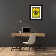 thumbnail image 3 of Unknown 12x14 Black Ornate Wood Framed with Double Matting Museum Art Print Titled - Flying Wheel Brand Firecracker, 3 of 4