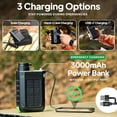 thumbnail image 4 of Electric Water Filter, 0.01 Micron  Filtration System with Solar, Hand Crank Charger & LED Flashlight | Portable Pump for Camping Gear, Hiking &  Kits, 4 of 6