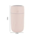 thumbnail image 3 of LACKUST Humidifiers for Bedroom,Colored Light USB Humidifier - Silent Cool Mist for Bedroom, Office, Plants - Easy Clean,Pink, 3 of 7