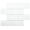 WS Tiles - Sample - Premium Series 3" x 6" Glass Subway Tile in White
