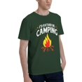 thumbnail image 2 of Camping I'D Rather Be Men'S Basic Short Sleeve T-Shirt Dark Green Xx-Large, 2 of 5