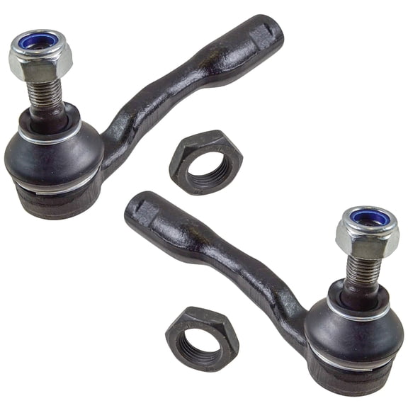 TRQ Front Outer Tie Rod Set Fits Select 2001-2002 Toyota Sequoia 2000-2002 Tundra