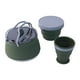 thumbnail image 1 of Hervidor de agua plegable para acampar, olla portátil para acampar, plegable con tapa de silicona Verde, 1 of 9