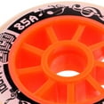 thumbnail image 3 of S SERENABLE Roues de Remplacement en PU pour Patins en Ligne, Bricolage Patinage - Orange, 100 mm, 3 of 6
