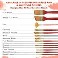 thumbnail image 6 of Princeton Brush Heritage Synthetic Sable Watercolor & Acrylic Brush, Round, 2, 6 of 7