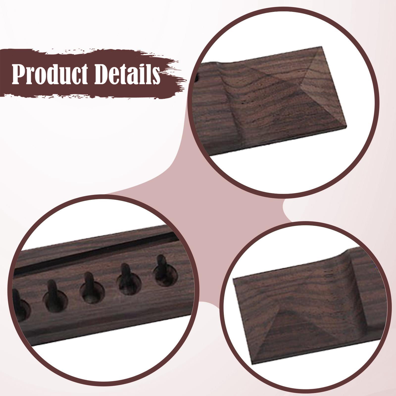 QSTDGVPW Acoustic Guitar Bridge Wood Universal Pyramid Saddle Musical Instrument Part for Rosewood