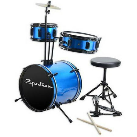 Spectrum AIL 610B Junior Drum Kit, Blazin' Blue