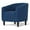 Navy Blue, variant on Magshion Upholstered Bucket Chair, Sherpa Fabric Accent Chair, Single Sofa Chair with Padded Armrest, for Living Room, Mustard Yellow