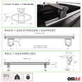 thumbnail image 5 of OMAC Truck Bed Rack System for Ford Ranger Alu Pick Up Sliding Rack 4Pcs, 5 of 7