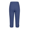 thumbnail image 4 of WILLBEST Pantalones de Yoga de Color Liso Para Mujer, Leggings de Entrenamiento de Cintura Alta, Mallas Deportivas Cortas Transpirables Para Correr, Gimnasio y Fitness Chica, 4 of 5