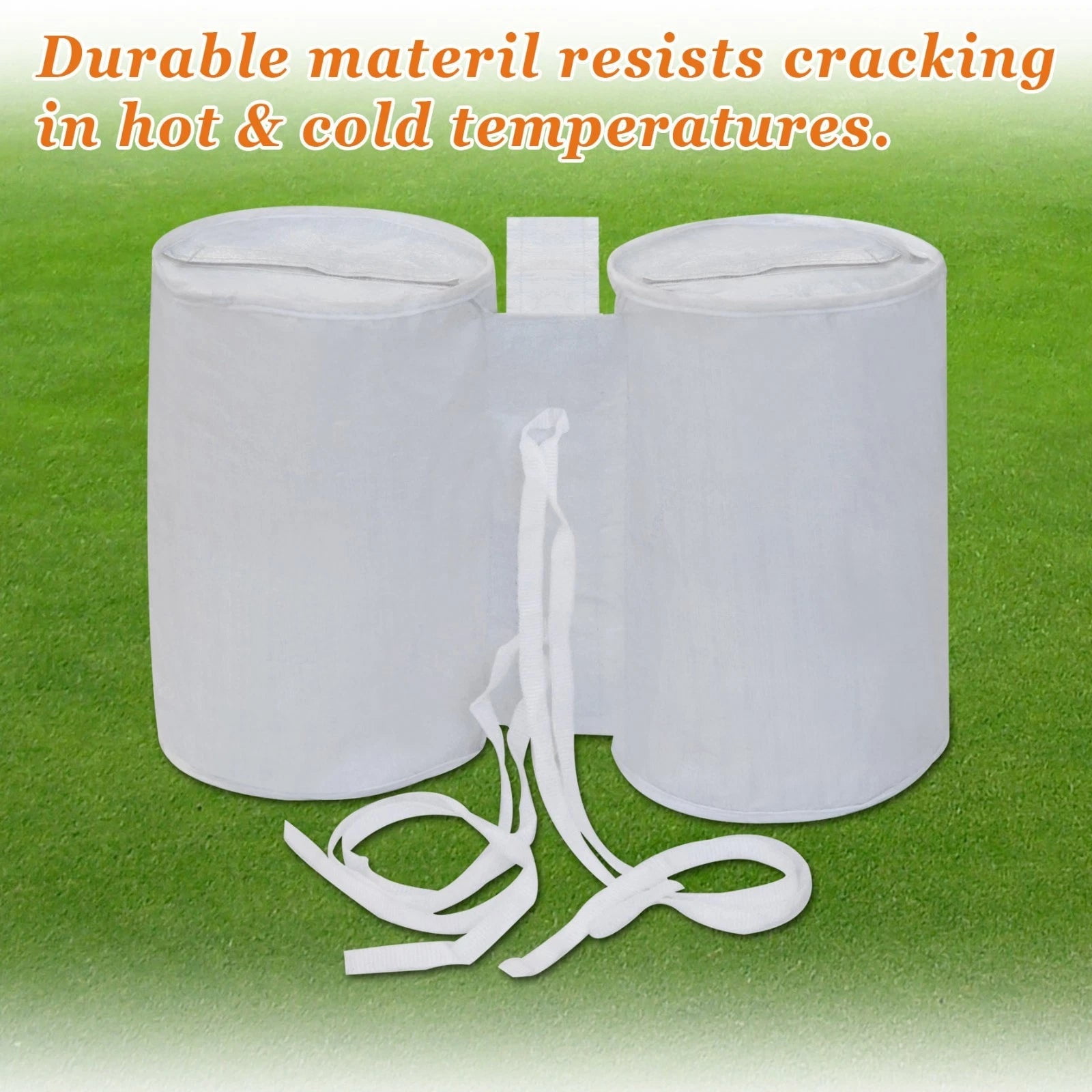 SOLAXO Sand Bags Weights Sandbags for Canopy Tent, Leg Weight Bags for Pop up Canopy Tent, White, 4 Pack