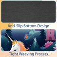 thumbnail image 4 of Alfombrilla de ratón de unicornio con base de goma antideslizante, cuadrada, protector para portátil, para juegos de ordenador, escritorio, para la escuela, oficina y hogar, 8,3 x 9,8, 4 of 7