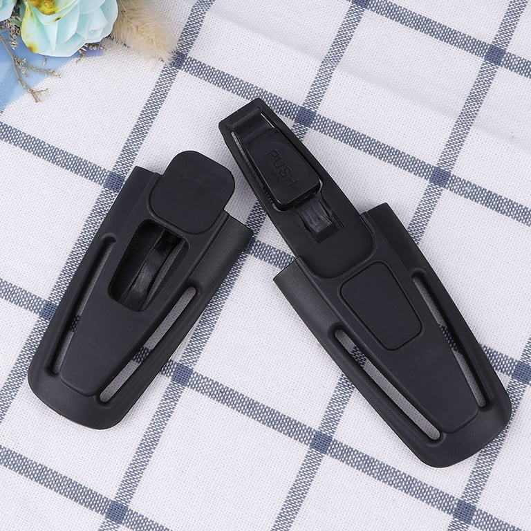 Stroller top harness clips