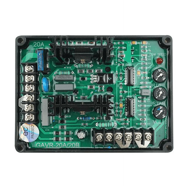 Accesorios para generador diésel sin escobillas GAVR-20B, potenciómetro negro, regulador automático de voltaje, placa reguladora de presión de 20 A