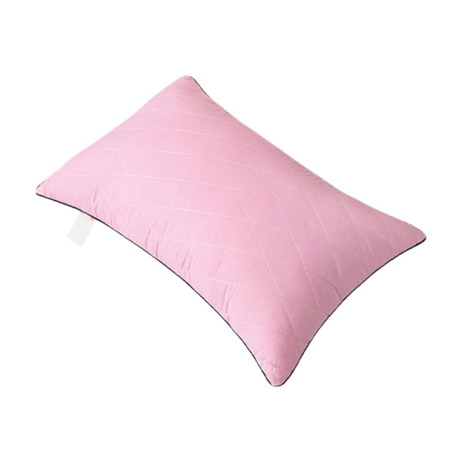 Nkmbld Pillows for Bed with Cooling Cover Hotel Grade Down Core Soft and Supportive Bed Pillow for Back and Stomach Sleepers Made of Friendly Fabric, King, Pink