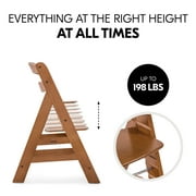 hauck Alpha+ Adjustable Wooden High Chair Set, Walnut
