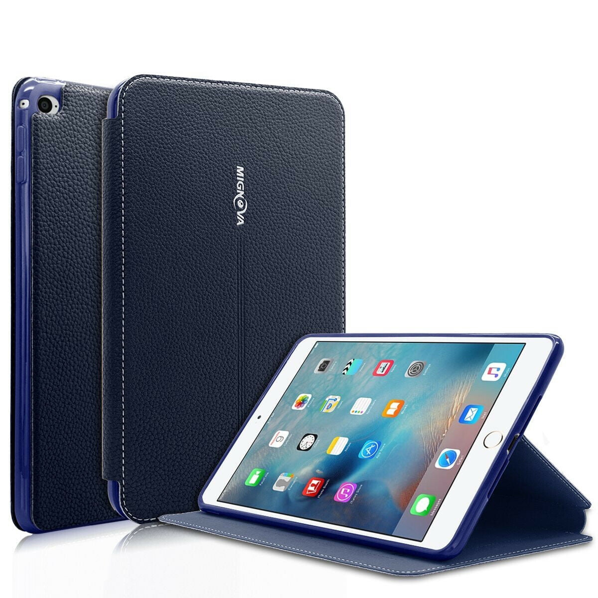 Mignova iPad Mini 4 Case ,Premium Leather Folio Stand Cover Case with