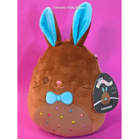Squishmallows Select Series Lancelot the Teal Chocolate Easter Bunny 8" NIB