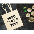 thumbnail image 2 of Smell My Feet, Halloween Cotton Canvas Re-Usable Shopping & Carry-All Tote Bag, 2 of 3