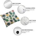 thumbnail image 6 of PIKWEEK ﻿Pillow Covers Summer Colorful Fresh Pineapple Tropical Fruit Cotton  Throw Pillow Case Cushion Cover Outdoor Home Couch Decorative Set of 2 Multiple specifications, 6 of 7
