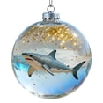 thumbnail image 2 of 2D Acrylic Christmas Ball Ornaments Marine Animal Hanging Pendant Ocean Coral Sea Creature Baubles Coastal Beach Themed Hanging Decor for Xmas Tree Holiday Home Party Decoration, 2 of 3