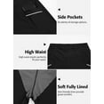 thumbnail image 5 of Attraco Womens Swim Shorts Board Shorts Swimwear Bathing Suits Bottoms with Pocket High Waisted Quick Dry, 5 of 7