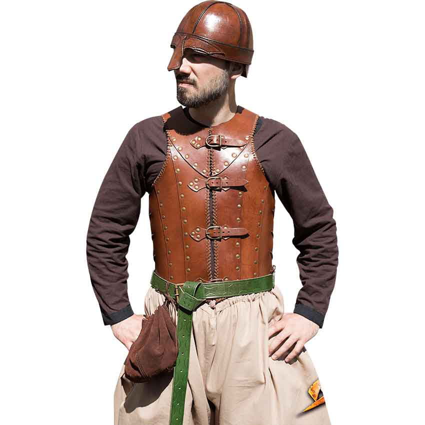 Leather Medieval Armour viking Celtic theatrical LARP SCA costume fancy// 