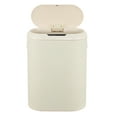 thumbnail image 5 of happimess Robo Kitchen 13.2-Gallon Slim Oval Motion Sensor Touchless Trash Can with Touch Mode, Limestone Beige, HPM1016D, 5 of 10