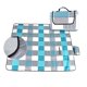 thumbnail image 5 of Estera de picnic de terciopelo de un solo lado, estera de picnic impermeable y a prueba de humedad, manta de picnic plegable, utilizada para acampar en la playa (plegable en una bolsa), azul,, 5 of 5