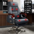 thumbnail image 1 of Boss Work Office Chair Swivel Recliner Computer Home Office Chair Conference Pulley Silla Escritorio Salon Furniture QF50BG My Lux Decor Round, 1 of 30