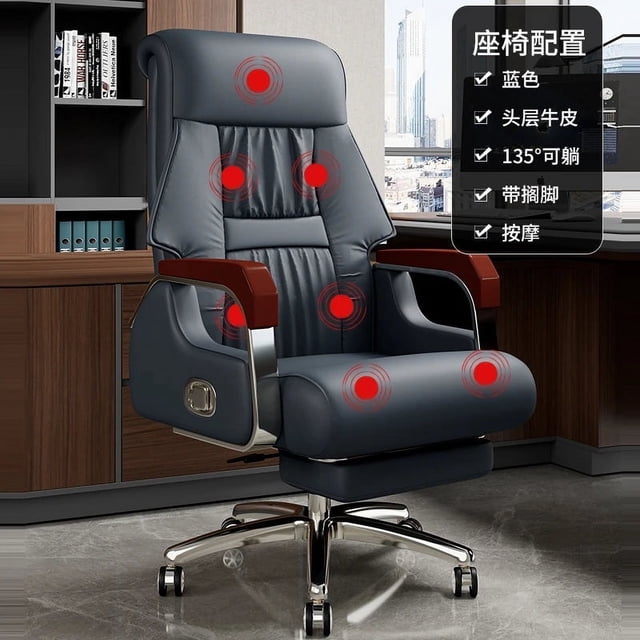 Boss Work Office Chair Swivel Recliner Computer Home Office Chair Conference Pulley Silla Escritorio Salon Furniture QF50BG My Lux Decor Round