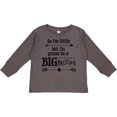 thumbnail image 3 of Inktastic So I'm Little, but I'm Gonna to Be a Big Brother Boys Long Sleeve Toddler T-Shirt, 3 of 5