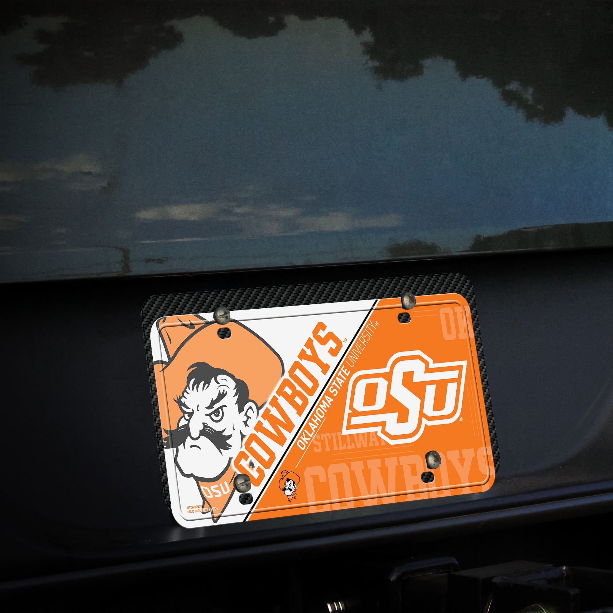 OKLAHOMA STATE METAL TAG
