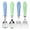 Assorted Color, variant on Phlegsive 4Pcs Toddler Utensils Kids Silverware Children Spoons and Forks Set Baby Feeding Essentials