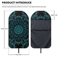 thumbnail image 7 of XYZCANDO 1 Pack Car Seat Covers Waterproof Non-Slip, Compatible with Truck Seat Van Car Interior Car Seat Towel Cover(Geometric Pattern), 7 of 7