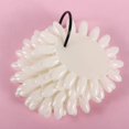 thumbnail image 5 of XYCCA False Nail Art Tips Display Wheel, Acrylic 160Pcs/Set DIY Nail Art Practice Display with Ring Practice Palette Nail Art Polish Color Card(White)-3737, 5 of 5