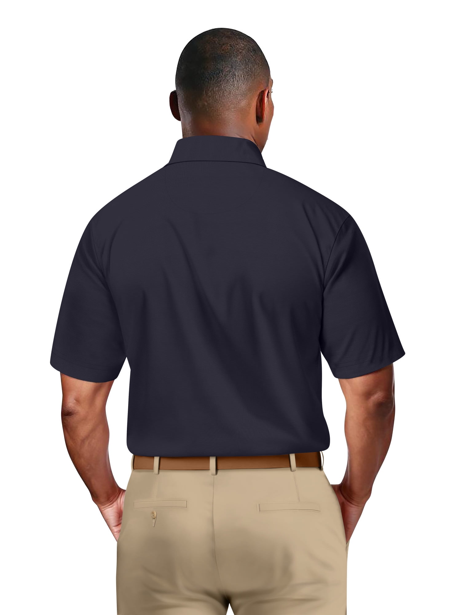 Ben Hogan Performance Men's & Big Men's Easy Care Solid Short Sleeve Golf Polo Shirt, up to 5XL