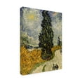 thumbnail image 4 of Trademark Art "Road with Cypresses, 1890" Canvas Art by Vincent van Gogh, 4 of 4