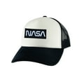 thumbnail image 2 of Gravity Threads Nasa Patch Adjustable Trucker Hat - Black/White, 2 of 2