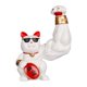 thumbnail image 2 of Dinero gato figurilla esculturas fortuna acogida gato accesorio feng shui gato estatua gran chino gato figurilla para decoración ornamento Blanco 2 Soledad Figurilla de gato, 2 of 8